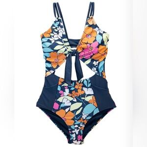 NWT Nani Mai High Tide One Piece Bathing Suit W/ Pockets! Small